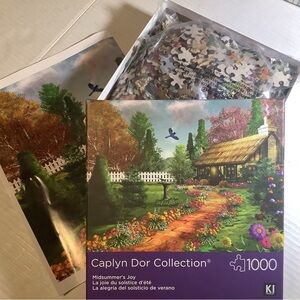 1000-Piece Puzzle - Serene Garden Retreat